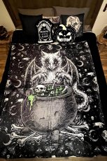 画像1: Conjuring Cat Throw Blanket / ブランケット【VampireFreaks】 (1)