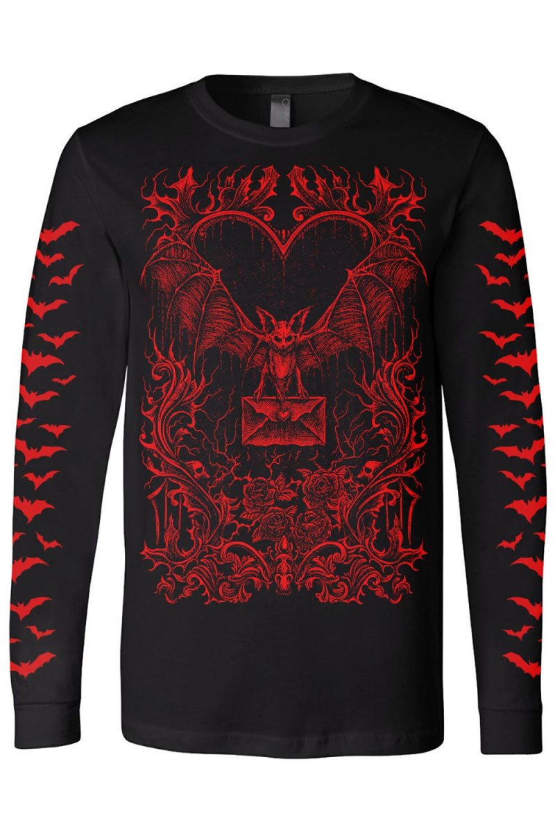 画像2: Bat Romance / ロングスリーブＴシャツ【VampireFreaks】 (2)