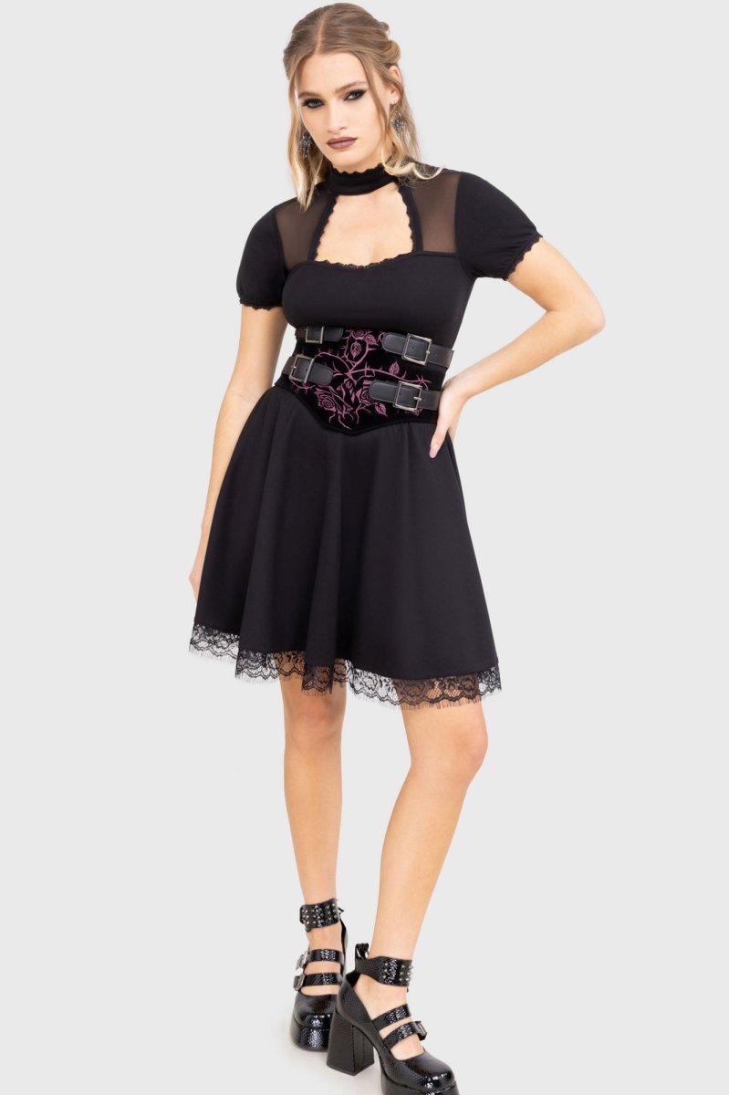 画像3: Wilted Petals Belt / コルセットウエストベルト【KILL STAR】 (3)