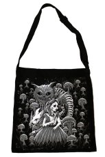 画像1: Shoulder Sling Zipper Tote Bag / Alice In Murderland / トートバッグ【VampireFreaks】 (1)