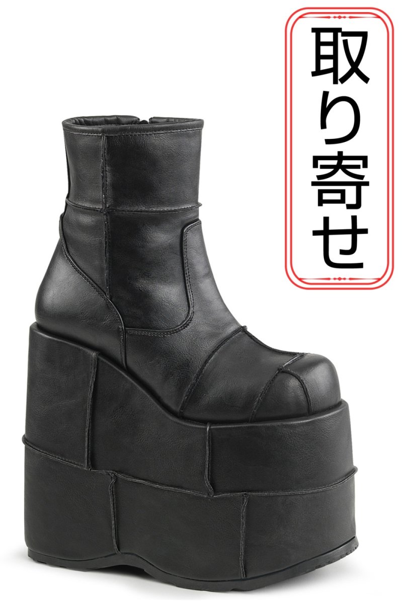 画像1: [取り寄せ]STACK-201 / 厚底ブーツ【DEMONIA】 (1)