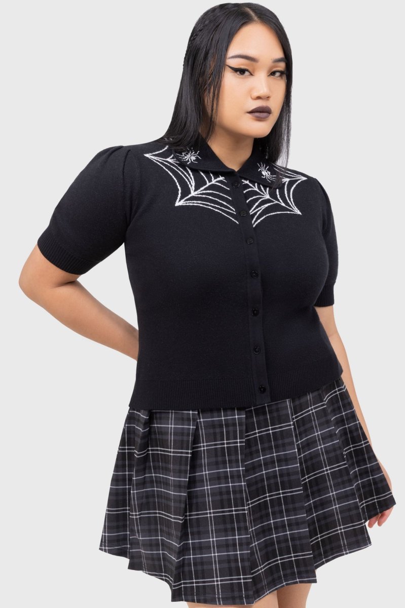 画像4: Cobweb Sally Cardigan / カーディガン【KILL STAR】 (4)