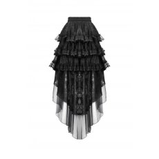 画像3: Lolita Layered Lace Fishtail Skirt / スカート【DARK IN LOVE】 (3)