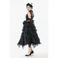 画像9: Chic Layered Fluffy Chiffon & Lace Skirt / スカート【DARK IN LOVE】 (9)