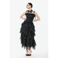 画像4: Chic Layered Fluffy Chiffon & Lace Skirt / スカート【DARK IN LOVE】 (4)
