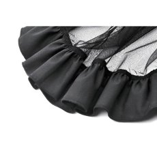 画像13: Metal Studded Punk Skirt with Mesh Tail and Pockets / スカート【DARK IN LOVE】 (13)
