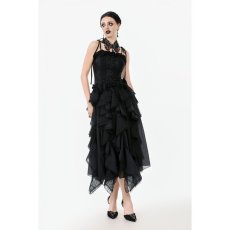 画像7: Gothic Butterfly Lace Choker with Black Beads / ネックレス【DARK IN LOVE】 (7)