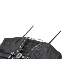 画像12: Punk Belted Corset Top with Grommet Lace-Up and Metal Detail / ビスチェ・トップス【DARK IN LOVE】 (12)