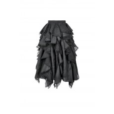 画像3: Chic Layered Fluffy Chiffon & Lace Skirt / スカート【DARK IN LOVE】 (3)