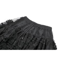 画像11: Polka Dot Tiered Lace Skirt / スカート【DARK IN LOVE】 (11)