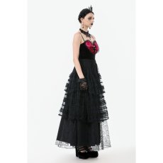 画像8: Polka Dot Tiered Lace Skirt / スカート【DARK IN LOVE】 (8)
