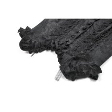 画像12: Elegant Floral Jacquard Bustier with Lace & Rose Detail / コルセットトップス【DARK IN LOVE】 (12)