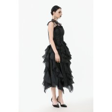画像11: Chic Layered Fluffy Chiffon & Lace Skirt / スカート【DARK IN LOVE】 (11)