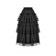 画像3: Polka Dot Tiered Lace Skirt / スカート【DARK IN LOVE】 (3)