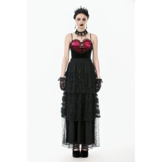 画像7: Polka Dot Tiered Lace Skirt / スカート【DARK IN LOVE】 (7)