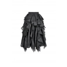 画像2: Chic Layered Fluffy Chiffon & Lace Skirt / スカート【DARK IN LOVE】 (2)