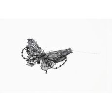 画像9: Gothic Butterfly Lace Choker with Black Beads / ネックレス【DARK IN LOVE】 (9)