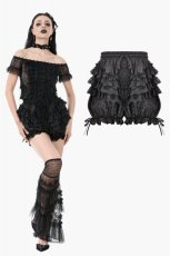 画像1: Lolita Lace-Trimmed Lantern shorts / カボチャパンツ【DARK IN LOVE】 (1)