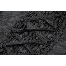 画像10: Elegant Floral Jacquard Bustier with Lace & Rose Detail / コルセットトップス【DARK IN LOVE】 (10)
