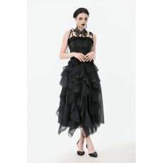画像5: Chic Layered Fluffy Chiffon & Lace Skirt / スカート【DARK IN LOVE】 (5)