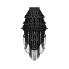 画像2: Lolita Layered Lace Fishtail Skirt / スカート【DARK IN LOVE】 (2)