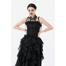 画像5: Gothic Butterfly Lace Choker with Black Beads / ネックレス【DARK IN LOVE】 (5)
