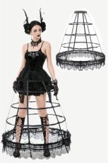 画像1: Retro Lace Petticoat / スカート【DARK IN LOVE】 (1)