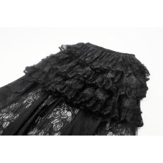 画像13: Lolita Layered Lace Fishtail Skirt / スカート【DARK IN LOVE】 (13)