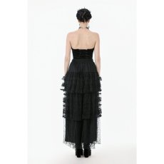 画像9: Polka Dot Tiered Lace Skirt / スカート【DARK IN LOVE】 (9)