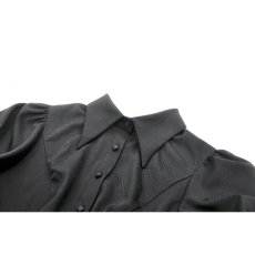 画像15: Gothic Short-Sleeve Blouse / Black / トップス【DARK IN LOVE】 (15)