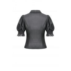画像3: Gothic Short-Sleeve Blouse / Black / トップス【DARK IN LOVE】 (3)