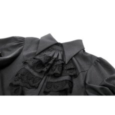 画像13: Gothic Short-Sleeve Blouse / Black / トップス【DARK IN LOVE】 (13)