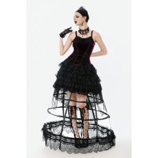 画像4: Gothic Burgundy Velvet top / キャミトップス【DARK IN LOVE】 (4)