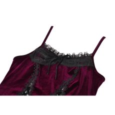 画像10: Gothic Burgundy Velvet top / キャミトップス【DARK IN LOVE】 (10)