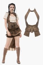 画像1: Steampunk Utility Vest with Cargo Pockets / ベスト【DARK IN LOVE】 (1)