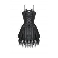 画像2: Gothic Dark Demon Pleated Dress / ワンピース【DARK IN LOVE】 (2)