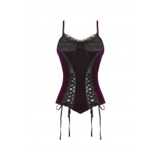 画像2: Gothic Burgundy Velvet top / キャミトップス【DARK IN LOVE】 (2)
