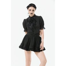 画像5: Gothic Short-Sleeve Blouse / Black / トップス【DARK IN LOVE】 (5)