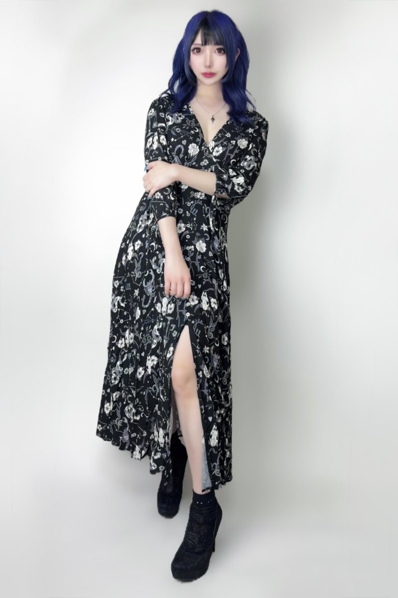 画像1: Star Sign Midi Dress / ワンピース【HELL BUNNY】 (1)