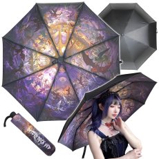 画像14: Paradise Lost Umbrella / 折りたたみ傘 / UVカット / ワンタッチ式【Spider Rock Web】 (14)