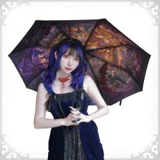 画像2: Paradise Lost Umbrella / 折りたたみ傘 / UVカット / ワンタッチ式【Spider Rock Web】 (2)