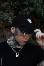 画像3: Ghost Pierced Baseball Cap / キャップ【VampireFreaks】 (3)