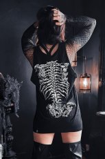 画像2: 【レディース】Dead Inside Skeleton / レーサーバック / タンクトップ【VampireFreaks】 (2)