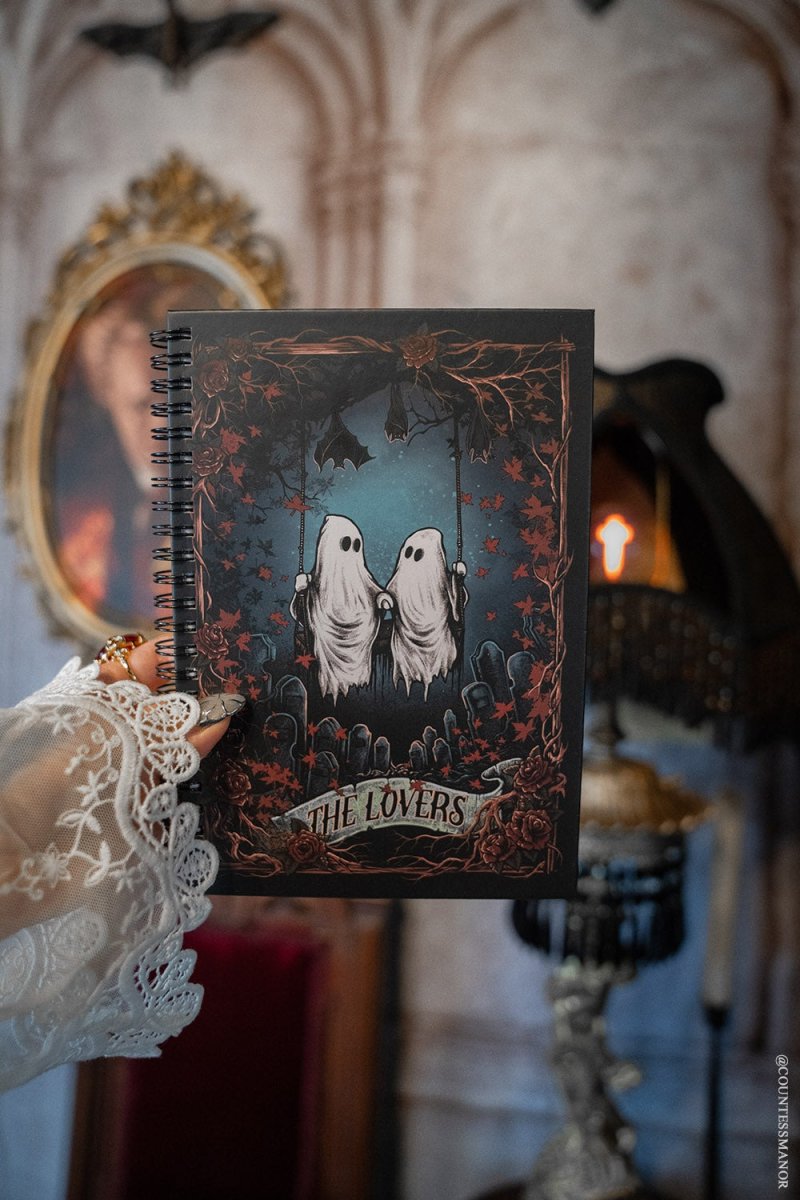 画像4: 🔥SALE🔥Ghost Love Spiral Notebook / リングノート【VampireFreaks】 (4)