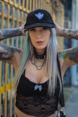画像10: Ghost Pierced Baseball Cap / キャップ【VampireFreaks】 (10)