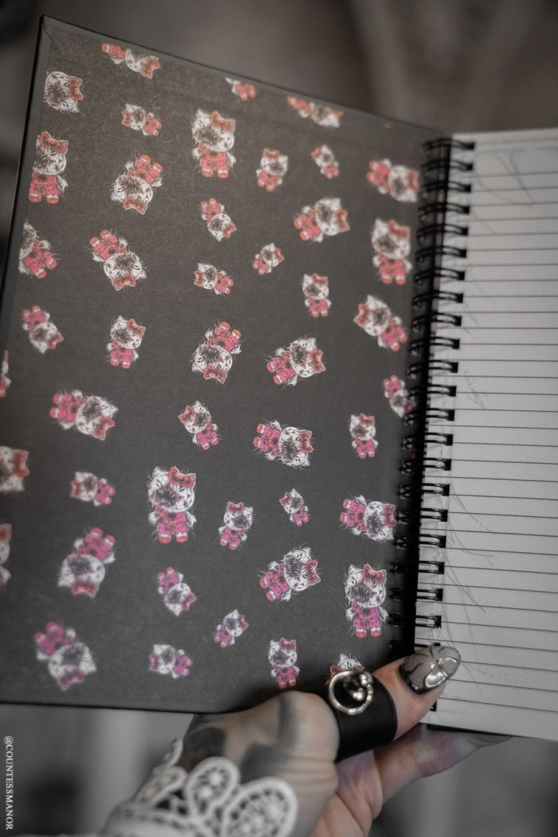 画像4: 🔥SALE🔥Hell Kitty Spiral Notebook / リングノート【VampireFreaks】 (4)