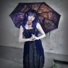 画像13: Paradise Lost Umbrella / 折りたたみ傘 / UVカット / ワンタッチ式【Spider Rock Web】 (13)