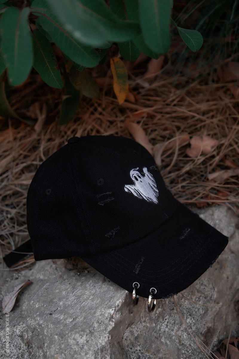画像9: Ghost Pierced Baseball Cap / キャップ【VampireFreaks】 (9)
