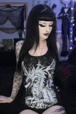 画像5: 【レディース】Dragon's Lair Tee / レーサーバック / タンクトップ【VampireFreaks】 (5)
