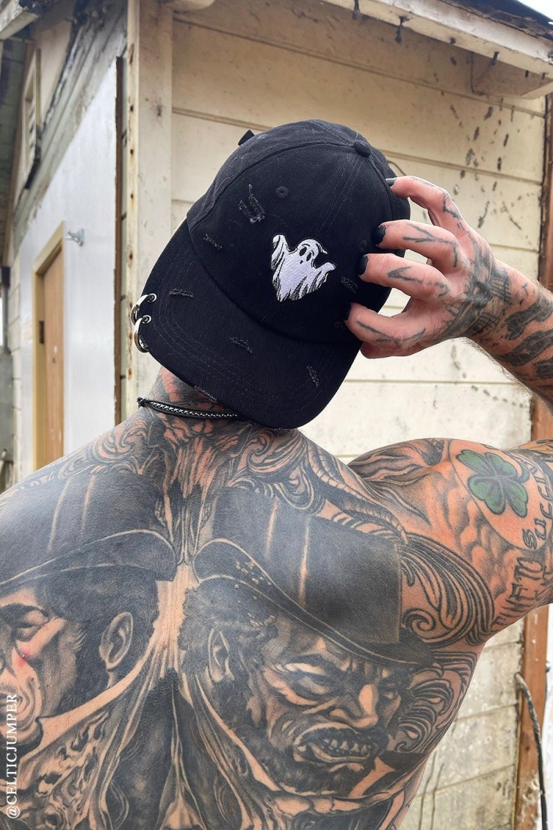 画像5: Ghost Pierced Baseball Cap / キャップ【VampireFreaks】 (5)